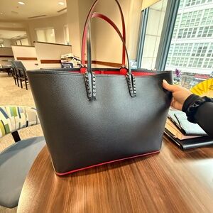 Christian Louboutin Cabata Calfskin
Leather Tote. Barely used. Almost Brand New